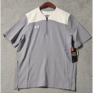 NWD Under Armour Storm Short Sleeve BASEBALL Zip Jacket 1287627 Youth size Large